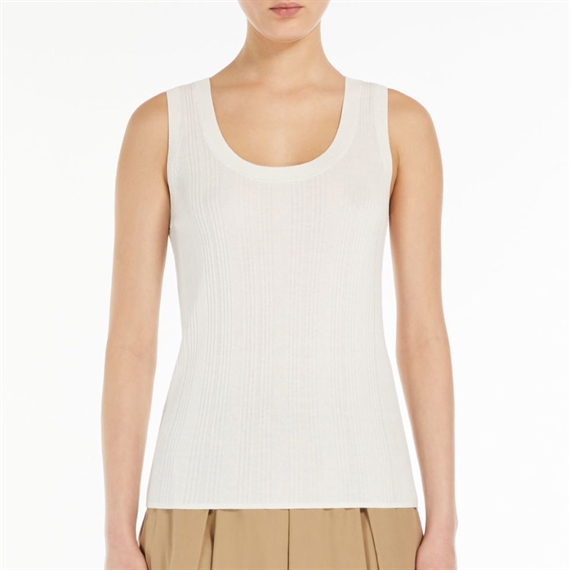 Weekend Max Mara Ceylon Top, Hvid